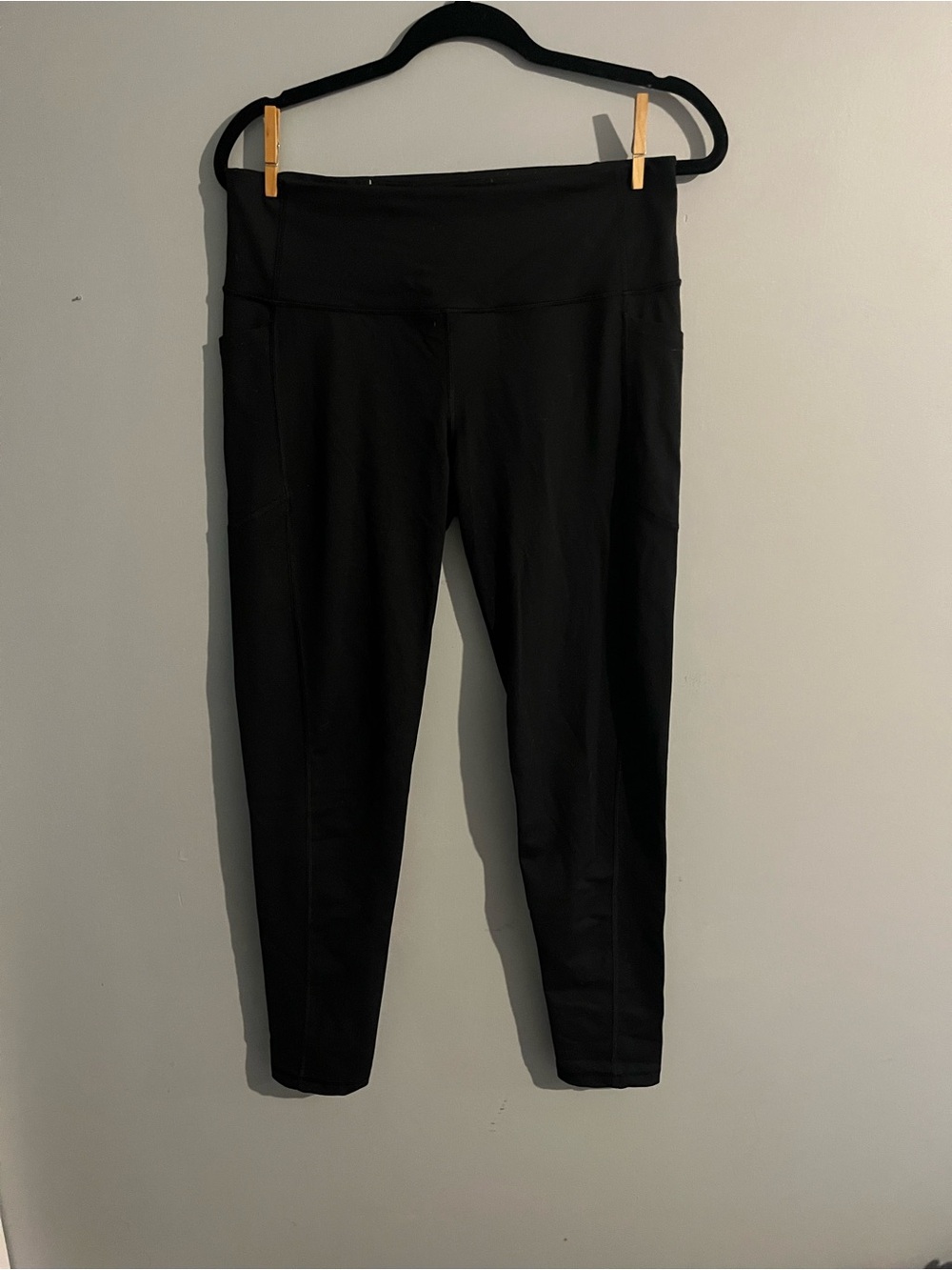 Victoria sport knockout High-Waist Black Leggings with Wide Waistband size large